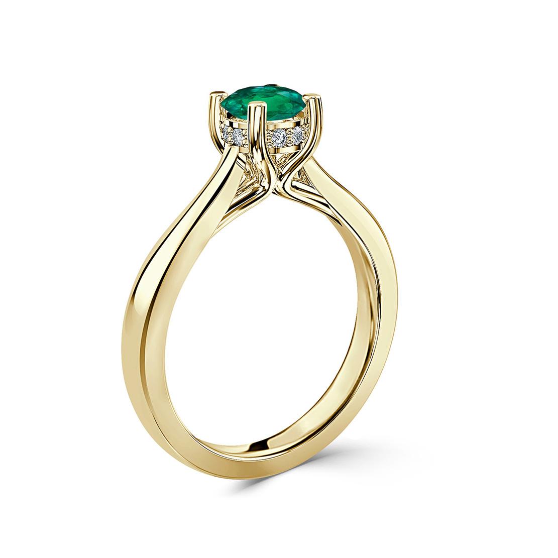 Rubínový prsteň Agostina, striebro