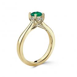 Rubínový prsteň Agostina, striebro