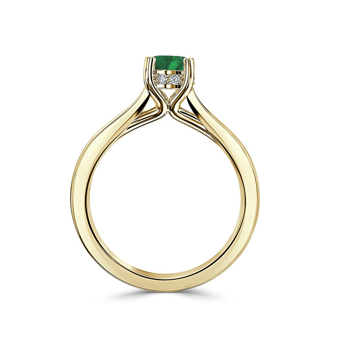 Rubínový prsteň Agostina, striebro