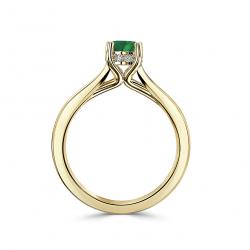 Rubínový prsteň Agostina, striebro