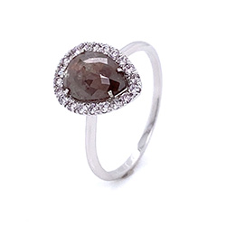 Video - Diamantový zásnubný prsteň Alba, biele zlato