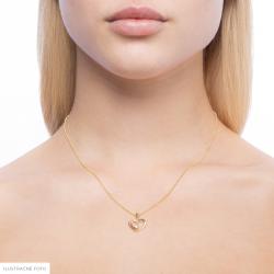 Diamantový prívesok Being, biele zlato, srdce