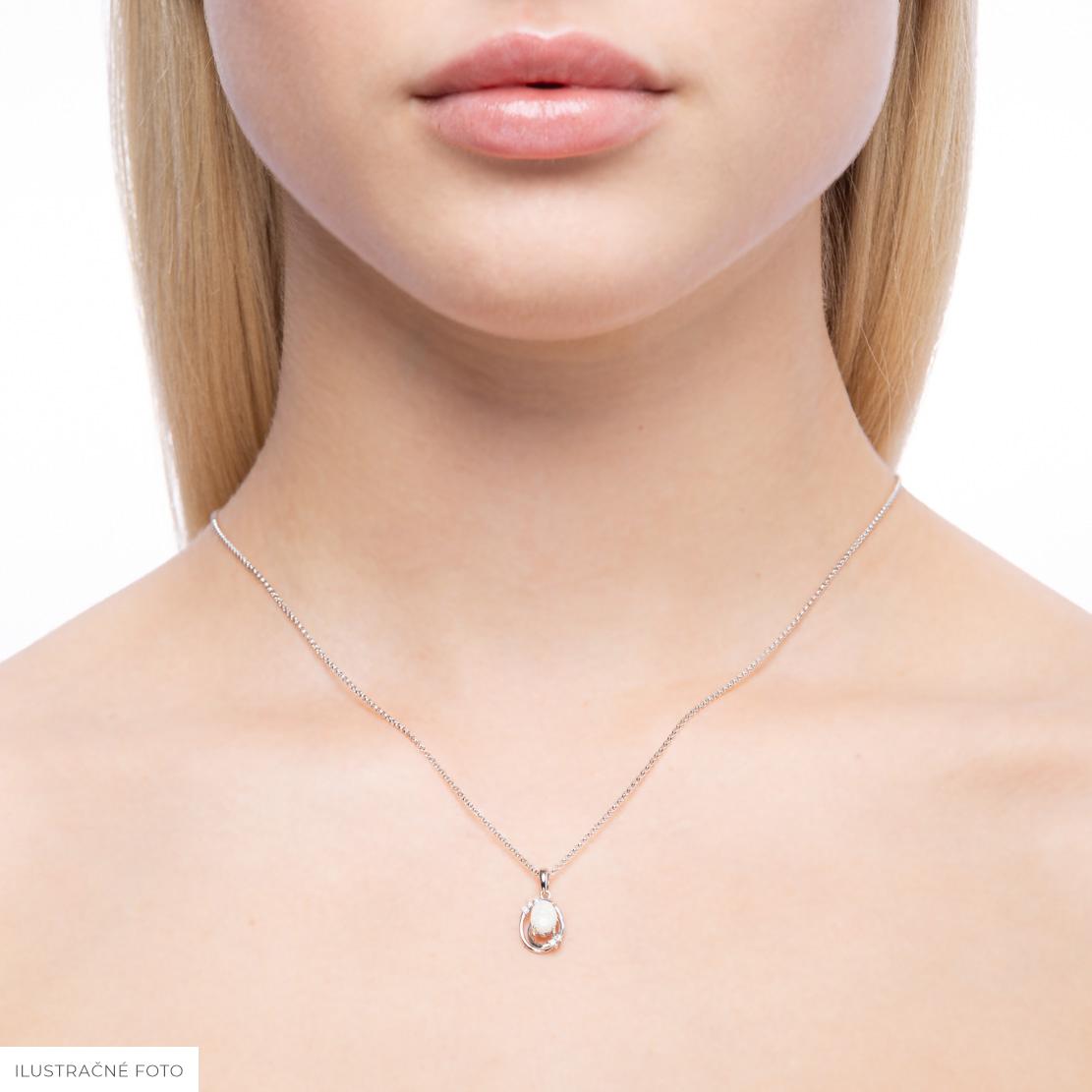 Opálový prívesok Course, žlté zlato