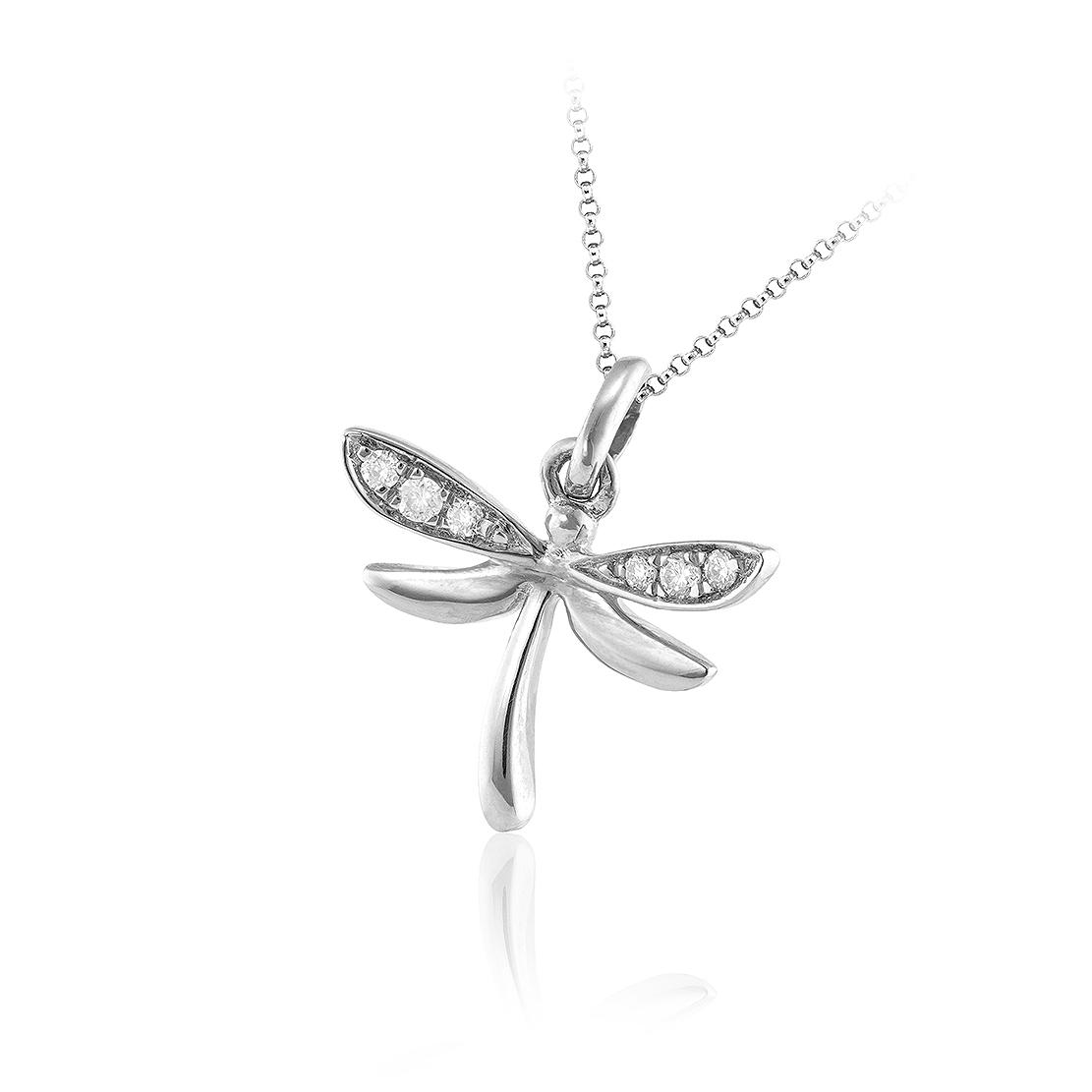 Diamantový prívesok Hope, biele zlato