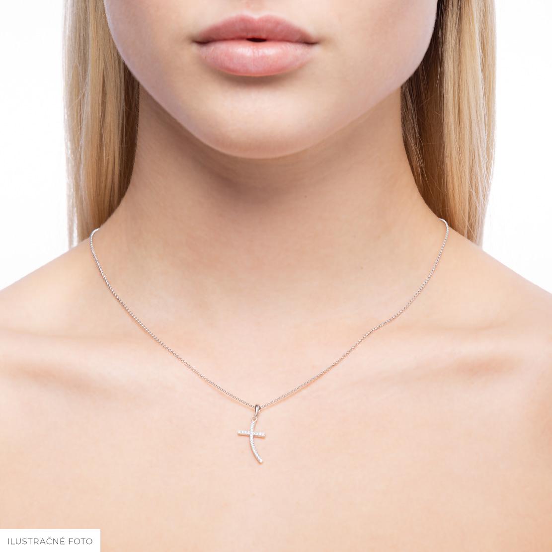 Diamantový prívesok Saint, žlté zlato