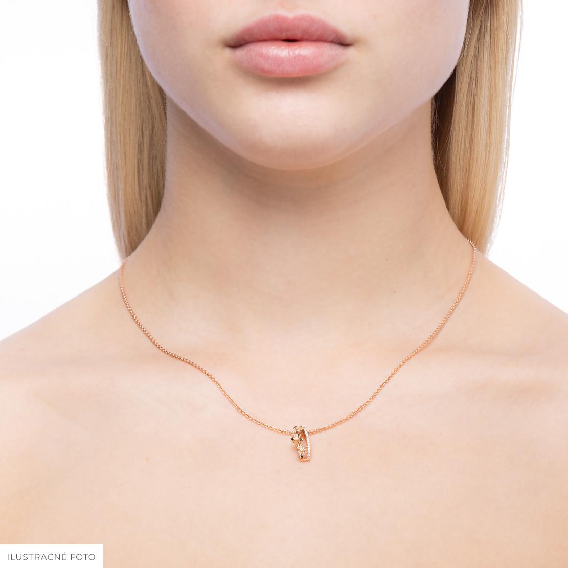 Diamantový prívesok  Adley, biele zlato