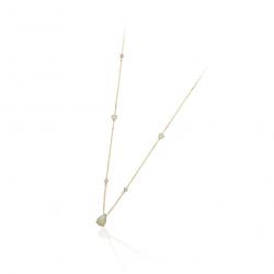 Opálový náhrdelník Bewitch, biele zlato