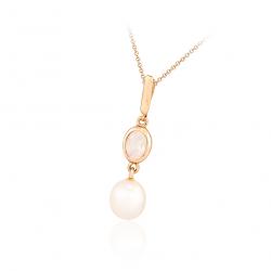 Drahokamový prívesok Hermi, žlté zlato