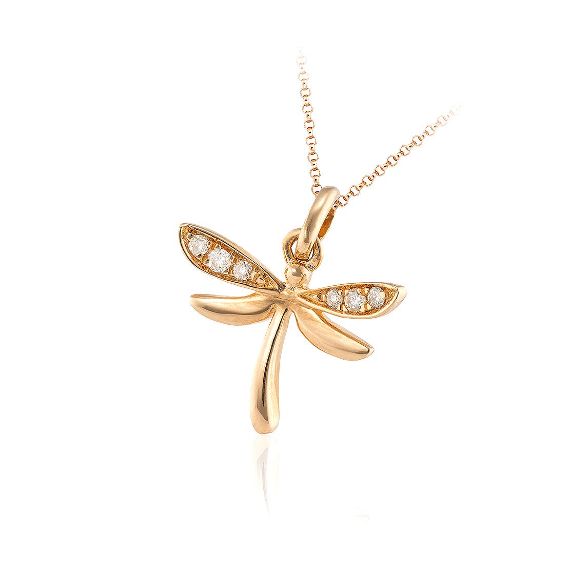 Diamantový prívesok Hope, ružové zlato