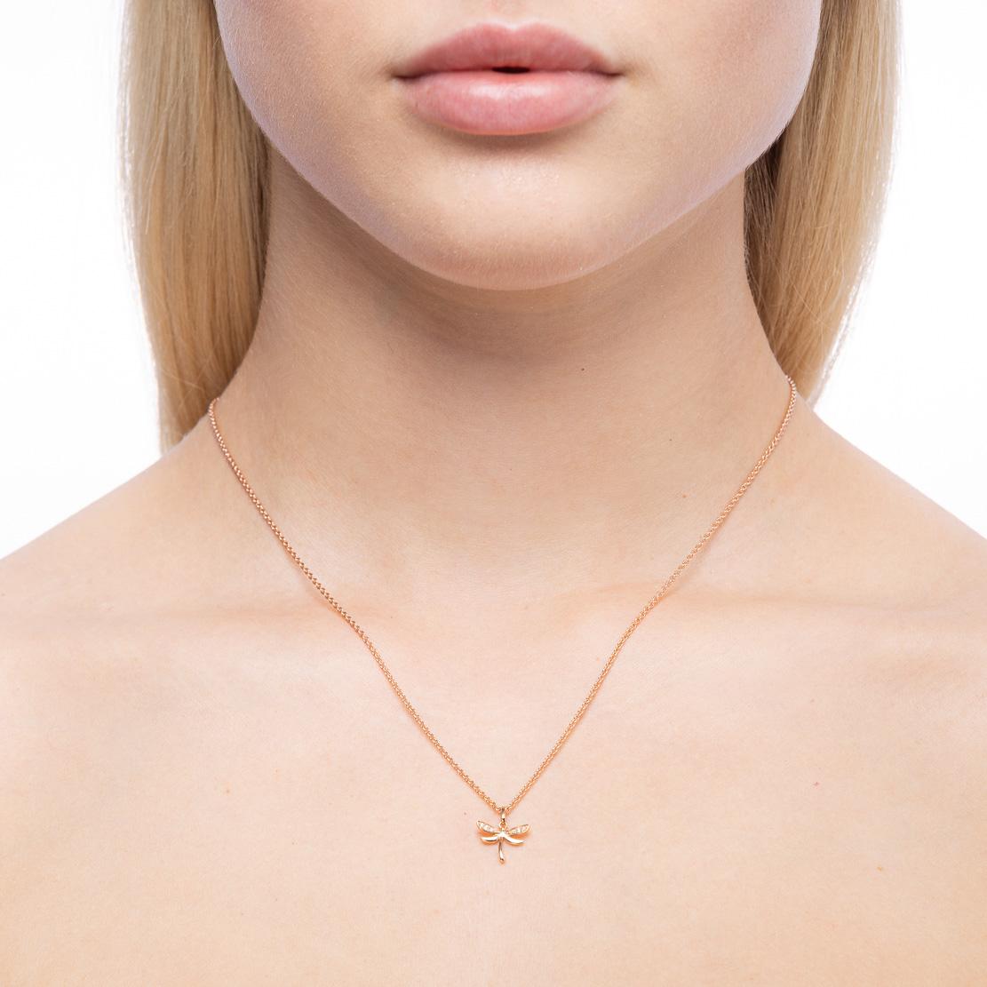 Diamantový prívesok Hope, ružové zlato