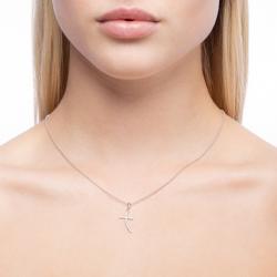 Diamantový prívesok Saint, biele zlato