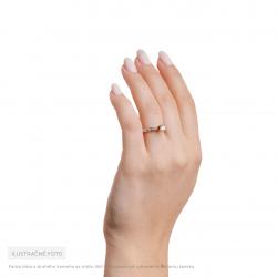 Diamantový zásnubný prsteň Chanel, biele zlato