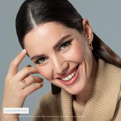 Akvamarínový prsteň Avril, ružové zlato