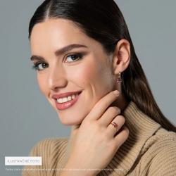 Akvamarínový prsteň Avril, ružové zlato