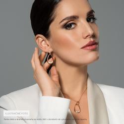 Diamantový prívesok Lágrima Dorada, biele zlato