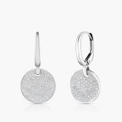 Diamantové náušnice Rokis, biele zlato