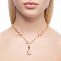 Drahokamový náhrdelník Gloaming, růžové zlato