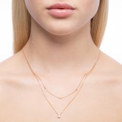 Diamantový náhrdelník Runes, růžové zlato