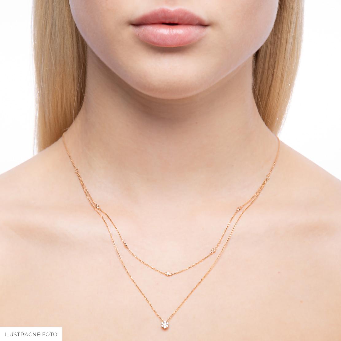 Diamantový náhrdelník Runes, bílé zlato