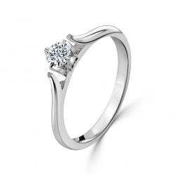 Diamantový zásnubní prsten Lurencia, bílé zlato