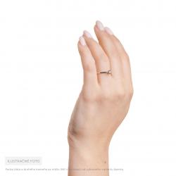 Diamantový zásnubní prsten Lurencia, žluté zlato