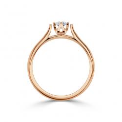 Diamantový zásnubní prsten Lurencia, růžové zlato