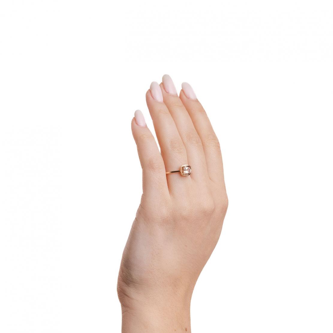 Morganitový prsten Avril, růžové zlato