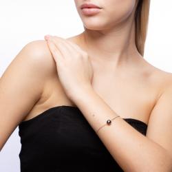 Perlový náramek Aische, bílé zlato