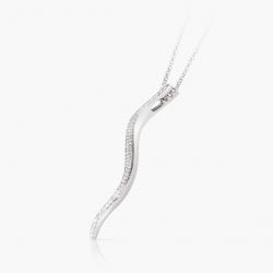 Diamantový přívěsek Entertainment, bílé zlato