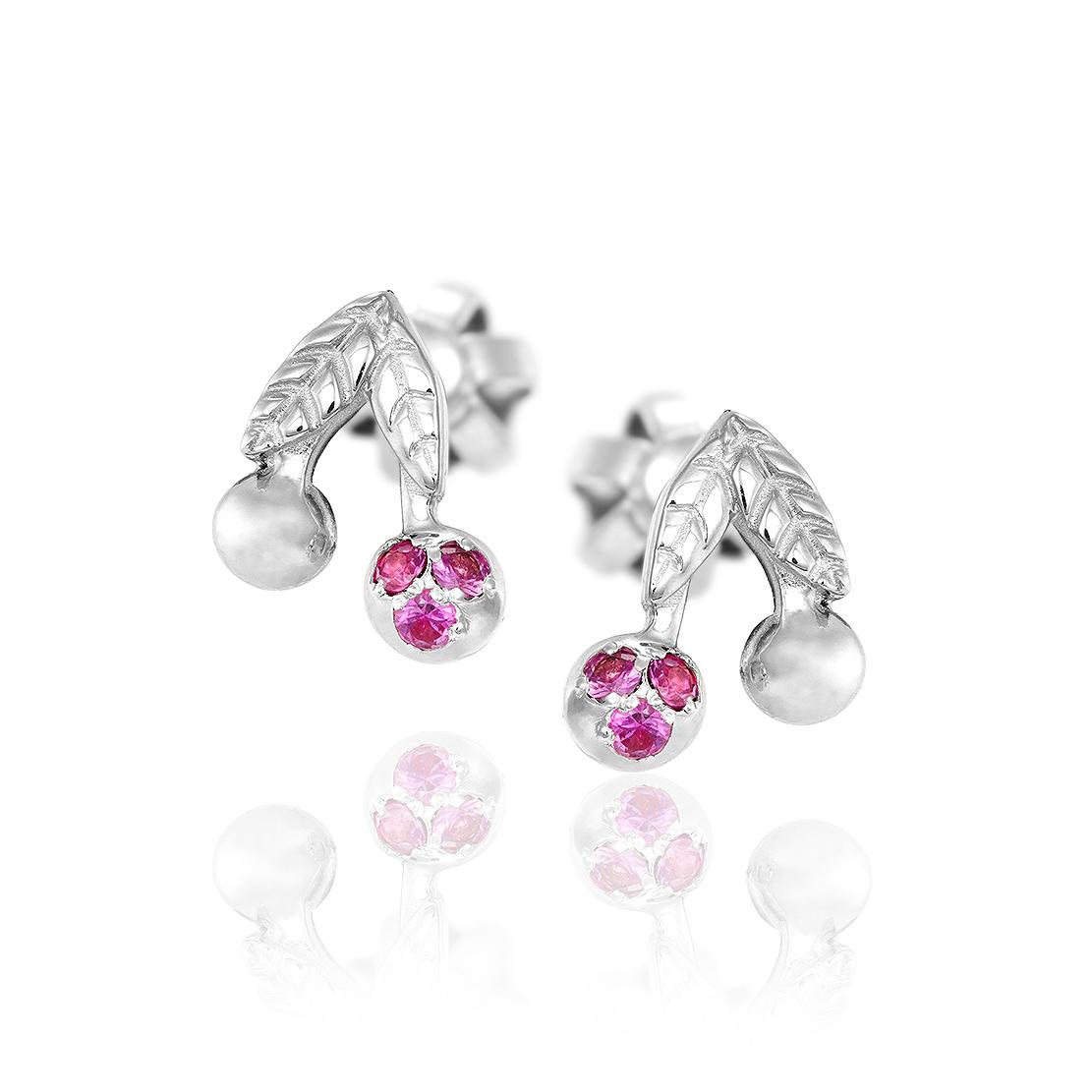 Zafírové náušnice Amarelle, biele zlato