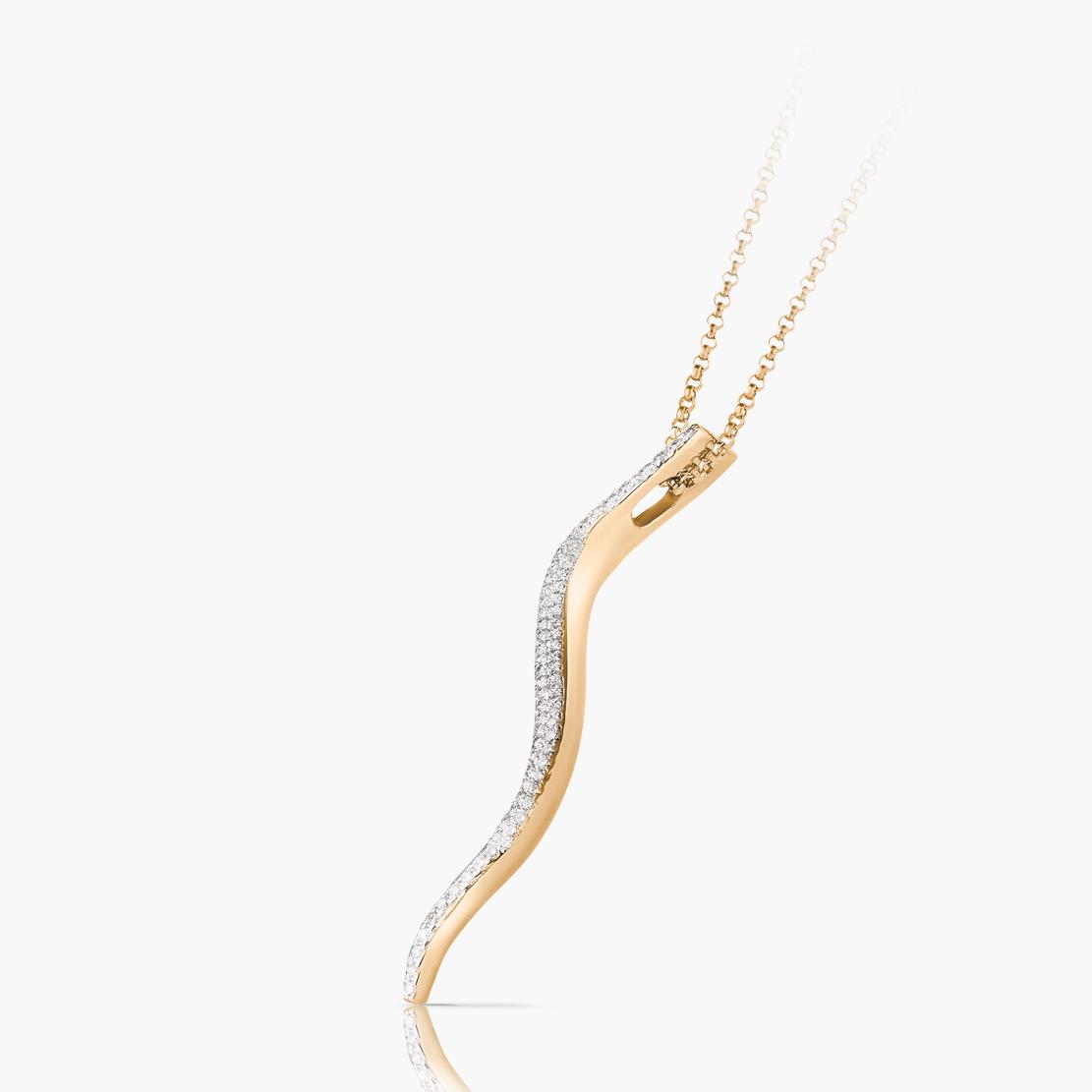 Diamantový přívěsek Entertainment, žluté zlato