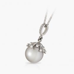 Perlový přívěsek Belis, bílé zlato