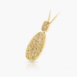 Diamantový přívěsek Chelsea, žluté zlato