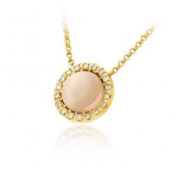 Záhnedový náhrdelník Merenge, žluté zlato