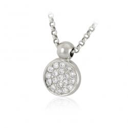 Diamantový náhrdelník Avidity, bílé zlato