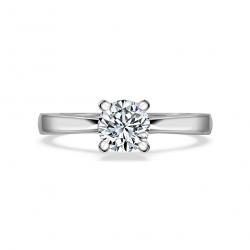 Diamantový zásnubný prsteň Agostina, striebro